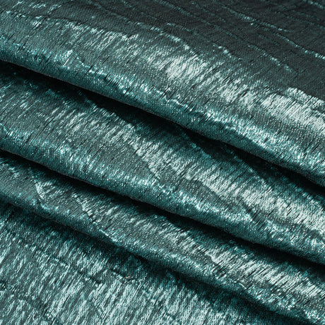 Metallic Brocade - Muted Teal Subtle Wrinkles - Kylie Collection