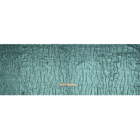 Metallic Brocade - Muted Teal Subtle Wrinkles - Kylie Collection