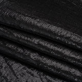 Metallic Brocade - Black Subtle Wrinkles - Kylie Collection