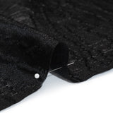 Metallic Brocade - Black Subtle Wrinkles - Kylie Collection