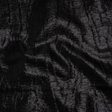 Metallic Brocade - Black Subtle Wrinkles - Kylie Collection