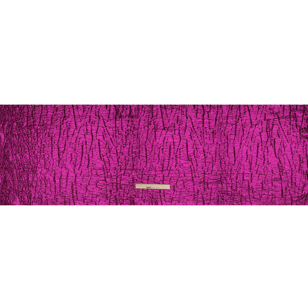 Metallic Brocade - Fuchsia Subtle Wrinkles - Kylie Collection
