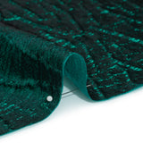 Metallic Brocade - Bright Teal Subtle Wrinkles - Kylie Collection