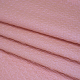 Puckered Novelty Jacketing - Rose Pink Abstract - Edana Collection