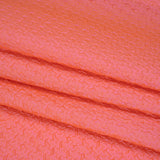 Puckered Novelty Jacketing - Coral Abstract - Edana Collection