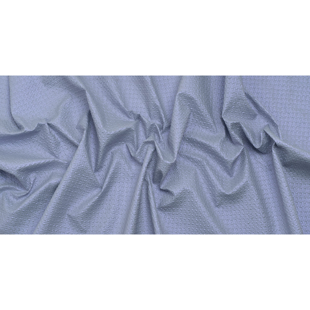 Puckered Novelty Jacketing - Sky Blue Abstract - Edana Collection