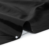 Foiled Faux Leather Stretch Knit - Black - Alison Collection