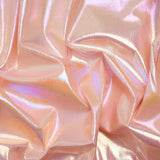 Crinkled Metallic Faux Leather - Pink and Yellow Ombre - Adriana Collection