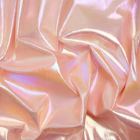 Crinkled Metallic Faux Leather - Pink and Yellow Ombre - Adriana Collection