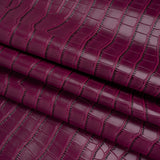 Crocodile Faux Leather Vinyl - Purple Fuchsia - Kristin Collection