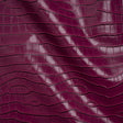 Crocodile Faux Leather Vinyl - Purple Fuchsia - Kristin Collection