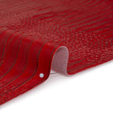Crocodile Faux Leather Vinyl - Red - Kristin Collection