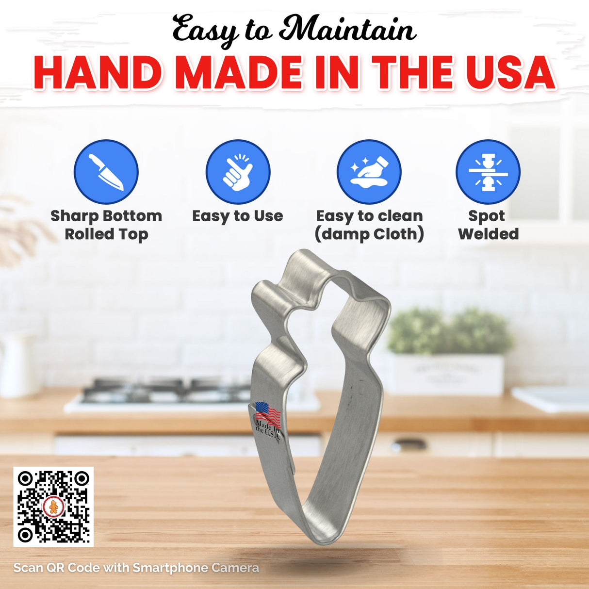 Mini Carrot Cookie Cutter 1.75 In. M68