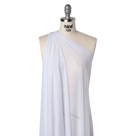 Nylon Stretch Mesh - White - Bernetta Collection