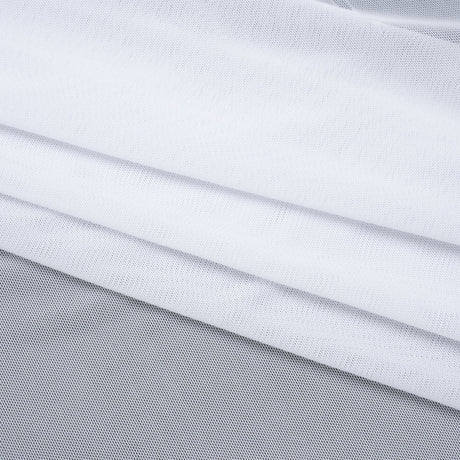 Nylon Stretch Mesh - White - Bernetta Collection
