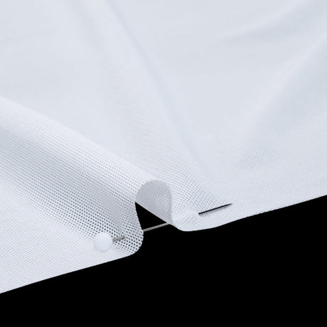 Nylon Stretch Mesh - White - Bernetta Collection