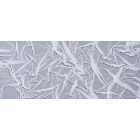 Nylon Stretch Mesh - White - Bernetta Collection