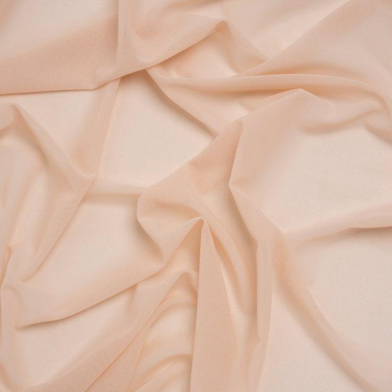 Nylon Stretch Mesh - Pale Beige - Bernetta Collection