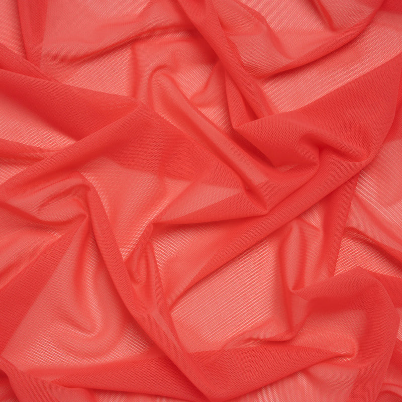Nylon Stretch Mesh - Coral - Bernetta Collection