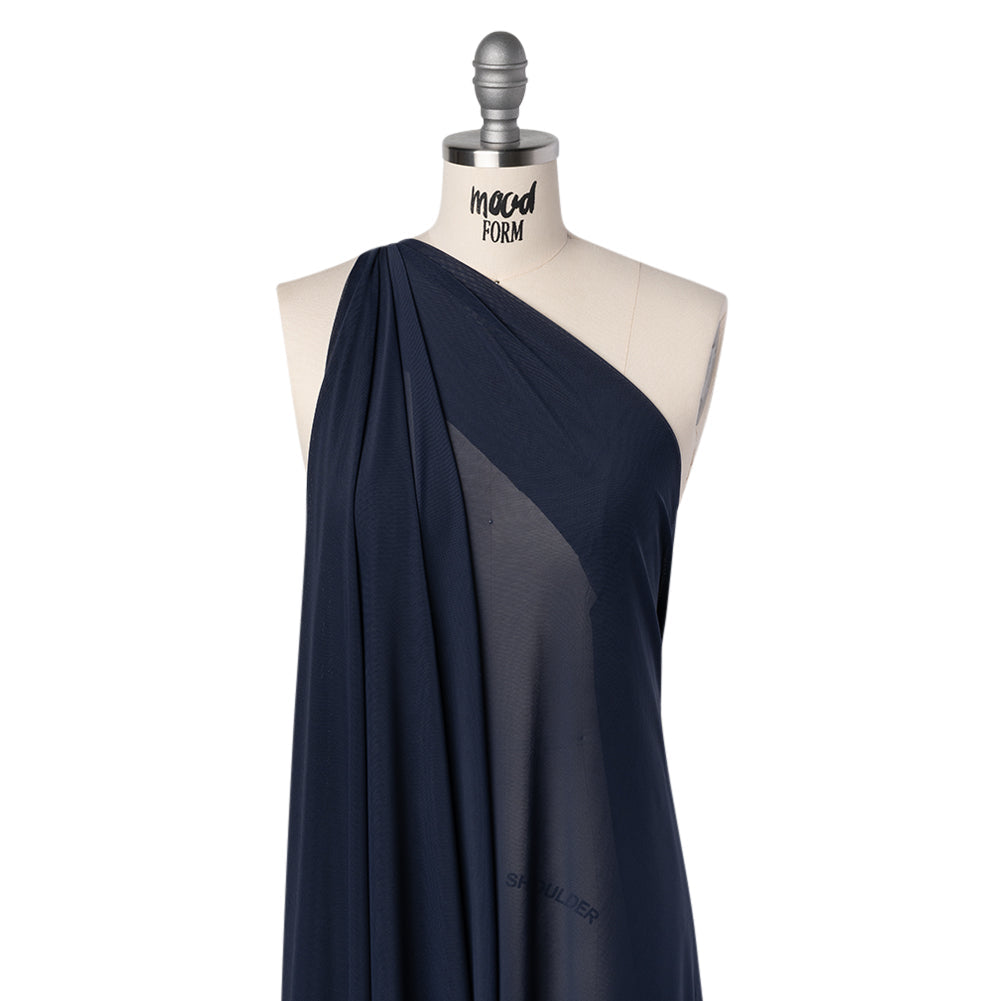Nylon Stretch Mesh - Navy - Bernetta Collection