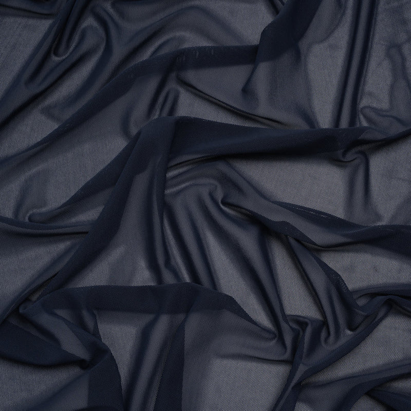 Nylon Stretch Mesh - Navy - Bernetta Collection