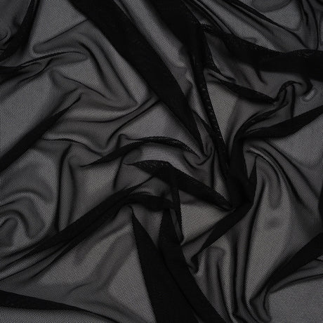 Nylon Stretch Mesh - Black - Bernetta Collection