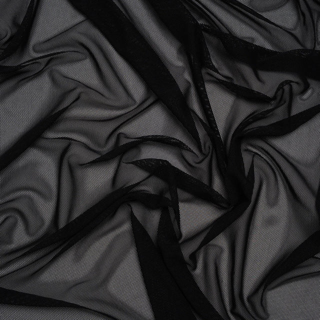Nylon Stretch Mesh - Black - Bernetta Collection