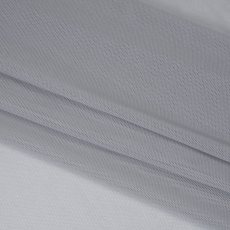 Nylon Stretch Mesh - Silver - Bernetta Collection