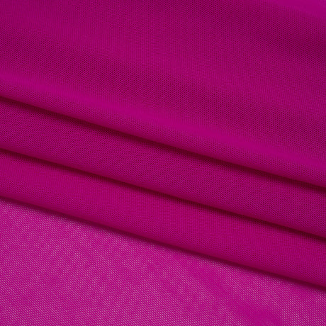 Nylon Stretch Mesh - Bright Fuchsia - Bernetta Collection
