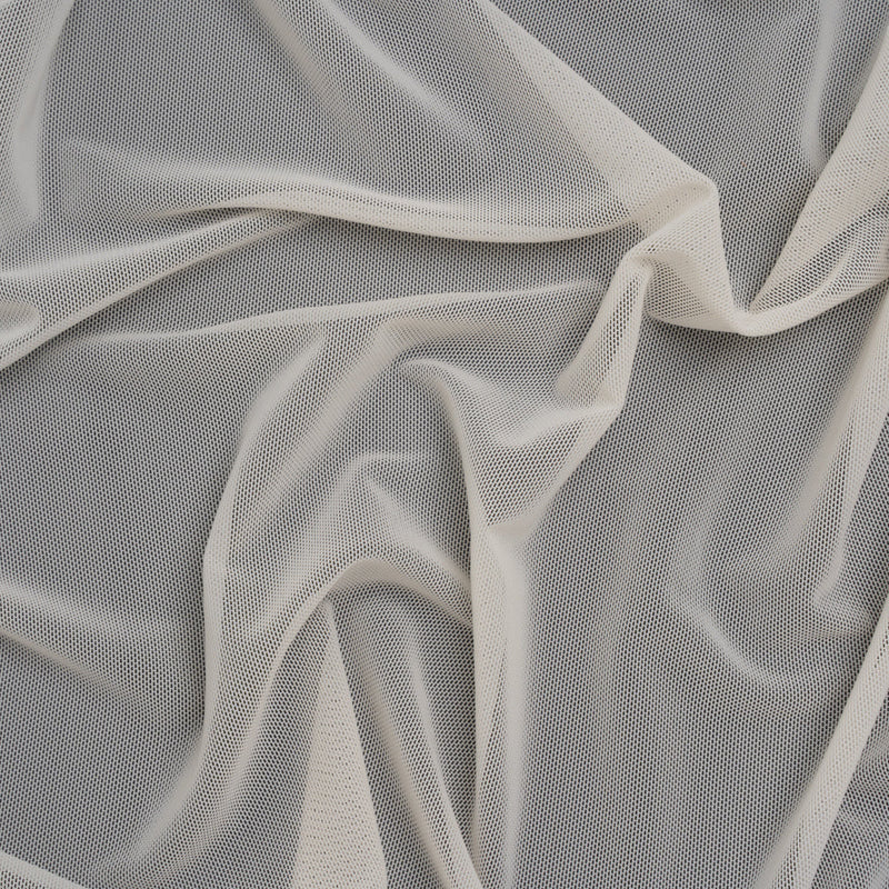 Nylon Stretch Mesh - Ivory - Bernetta Collection