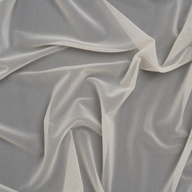 Nylon Stretch Mesh - Ivory - Bernetta Collection