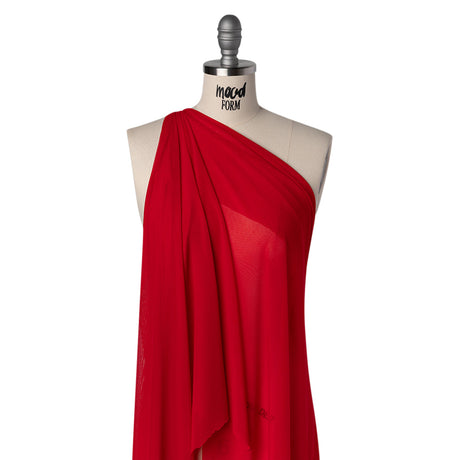 Nylon Stretch Mesh - Red - Bernetta Collection