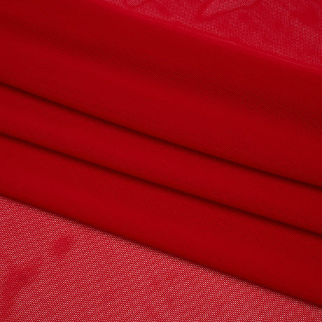 Nylon Stretch Mesh - Red - Bernetta Collection