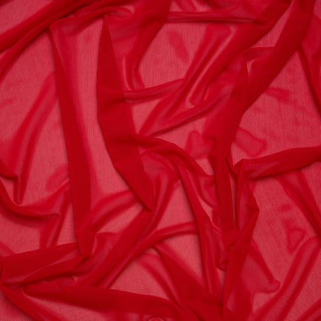 Nylon Stretch Mesh - Red - Bernetta Collection