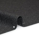 Super 130s Wool Flannel Suiting Made in Italy - Heathered Gray - Deadstock