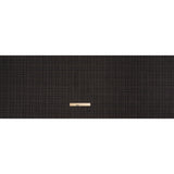 Super 130s Wool Twill Suiting Made in Italy - Charcoal Gray and Navy Plaid - Deadstock