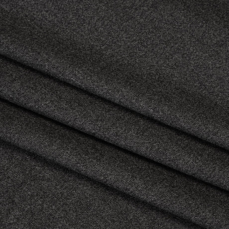 Super 130s Wool Suiting Made in Italy - Heathered Charcoal - Deadstock