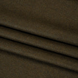 Brushed Wool Twill Suiting Made in Italy - Heathered Olive Green - Deadstock