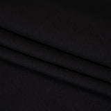 Wool Basketweave Suiting Made in Italy - Black - Deadstock