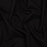 Wool Basketweave Suiting Made in Italy - Black - Deadstock