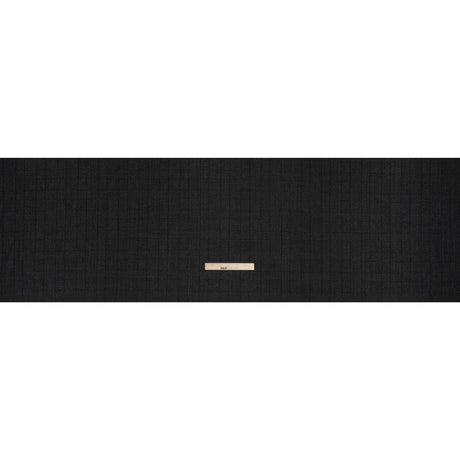 Super 110s Wool Twill Suiting Made in Italy - Black and White Glen Plaid - Deadstock