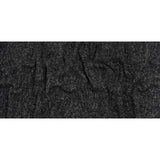 Plush Brushed Wool and Alpaca Boucle Coating Made in Italy - Black and White Heathered - Deadstock