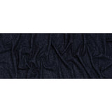 Brushed Wool and Silk Coating Made in Italy - Tweedy Blue and Navy Herringbone - Deadstock