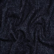Brushed Wool and Silk Coating Made in Italy - Tweedy Blue and Navy Herringbone - Deadstock