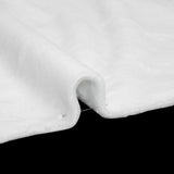 Double Faced Minky Fleece - White - Avery Collection