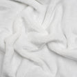 Double Faced Minky Fleece - White - Avery Collection