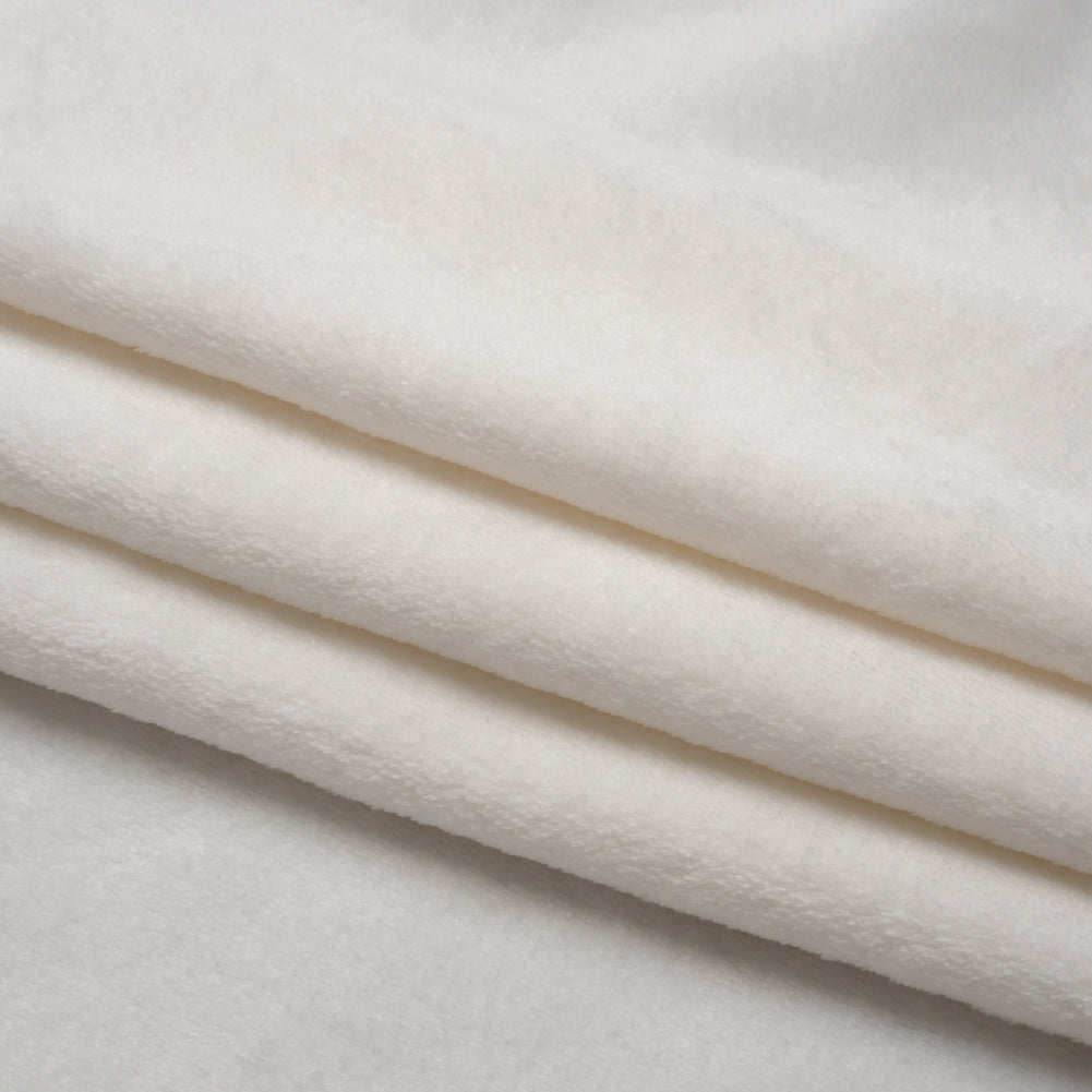 Double Faced Minky Fleece - Ivory - Avery Collection