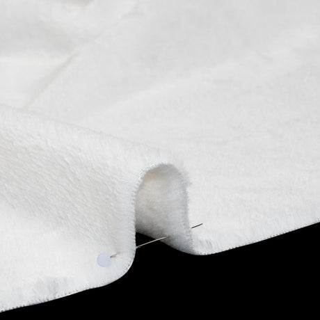 Double Faced Minky Fleece - Ivory - Avery Collection