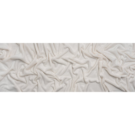 Double Faced Minky Fleece - Ivory - Avery Collection