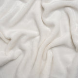 Double Faced Minky Fleece - Ivory - Avery Collection